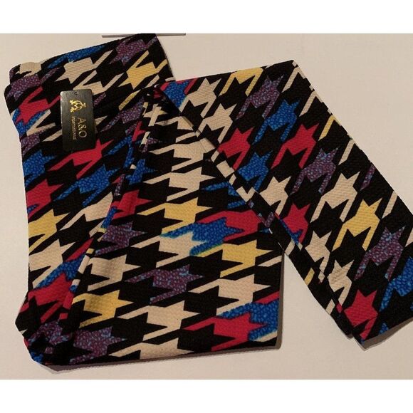 Reg One Size Zags‎ in Black, Red, Blue, Colorfu Leggings - Picture 3 of 7